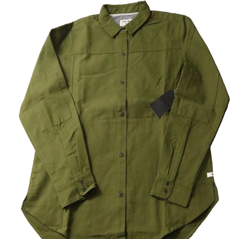 Women's Hurley Wilson Shaket, Green, Medium